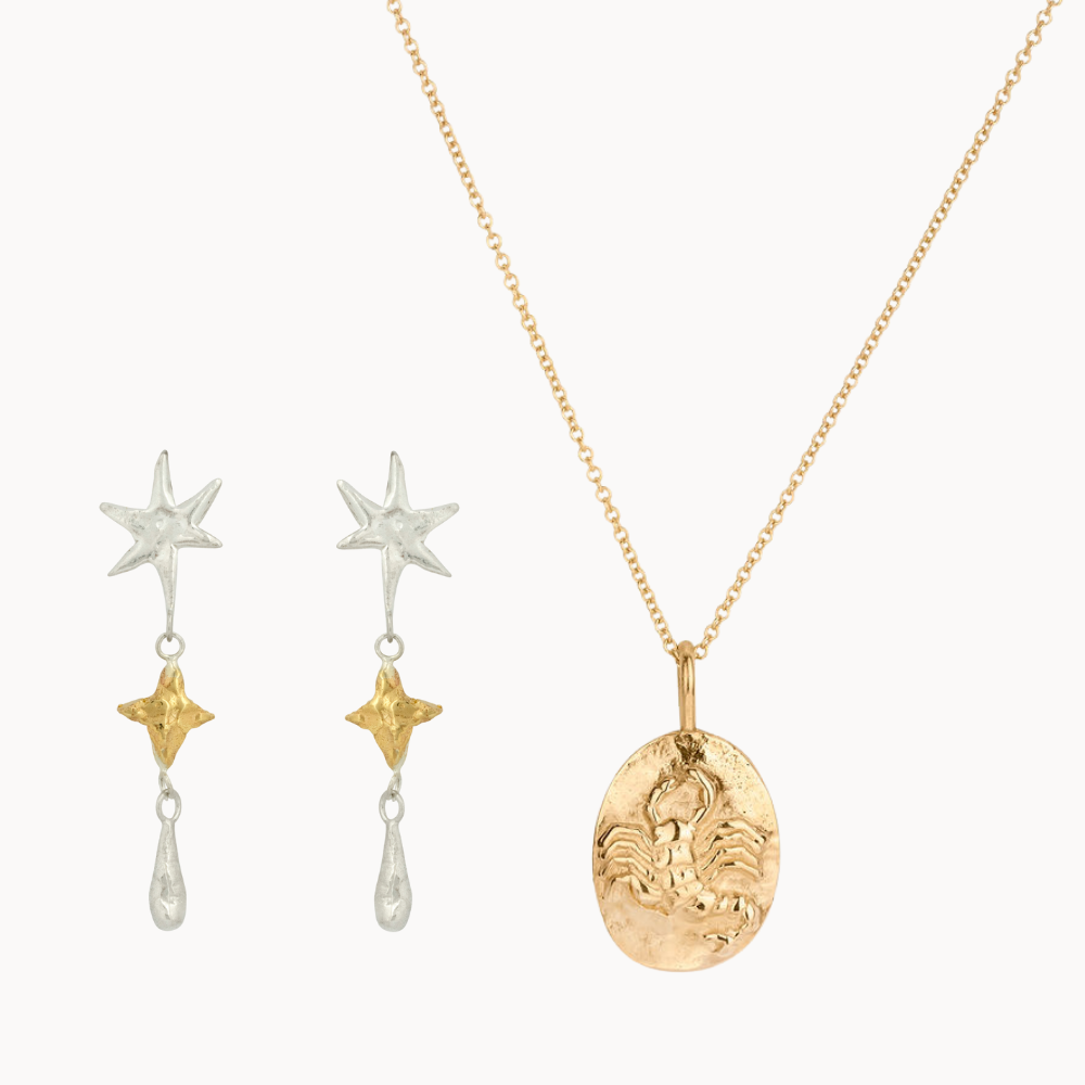 The Gold Stargazer Set - Scorpio-Wild Fawn Jewellery