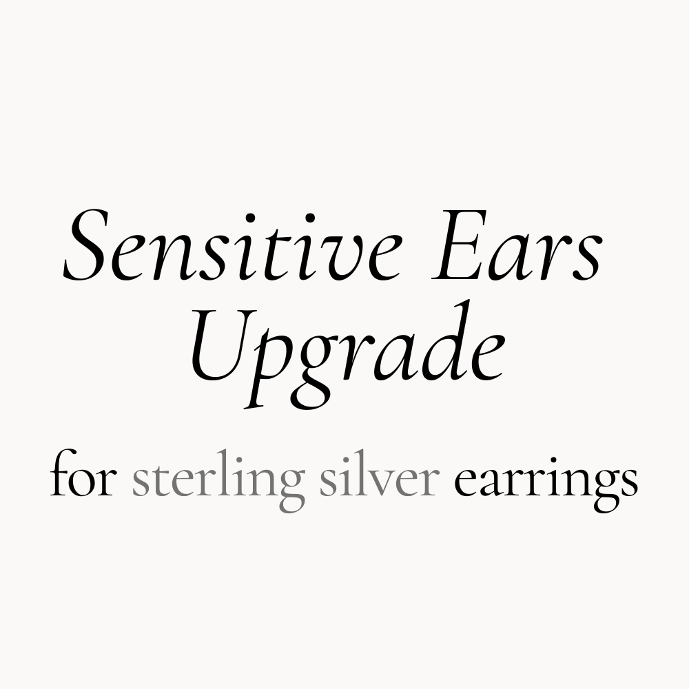 Sensitive Ears Upgrade - Argentium Silver Pins & Backs-Wild Fawn Jewellery