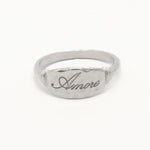 Silver Amore Ring