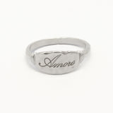 Silver Amore Ring
