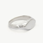Silver Ancient Signet Pinkie Ring
