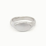 Silver Ancient Signet Pinkie Ring