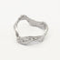 Silver Bloom Wave Ring