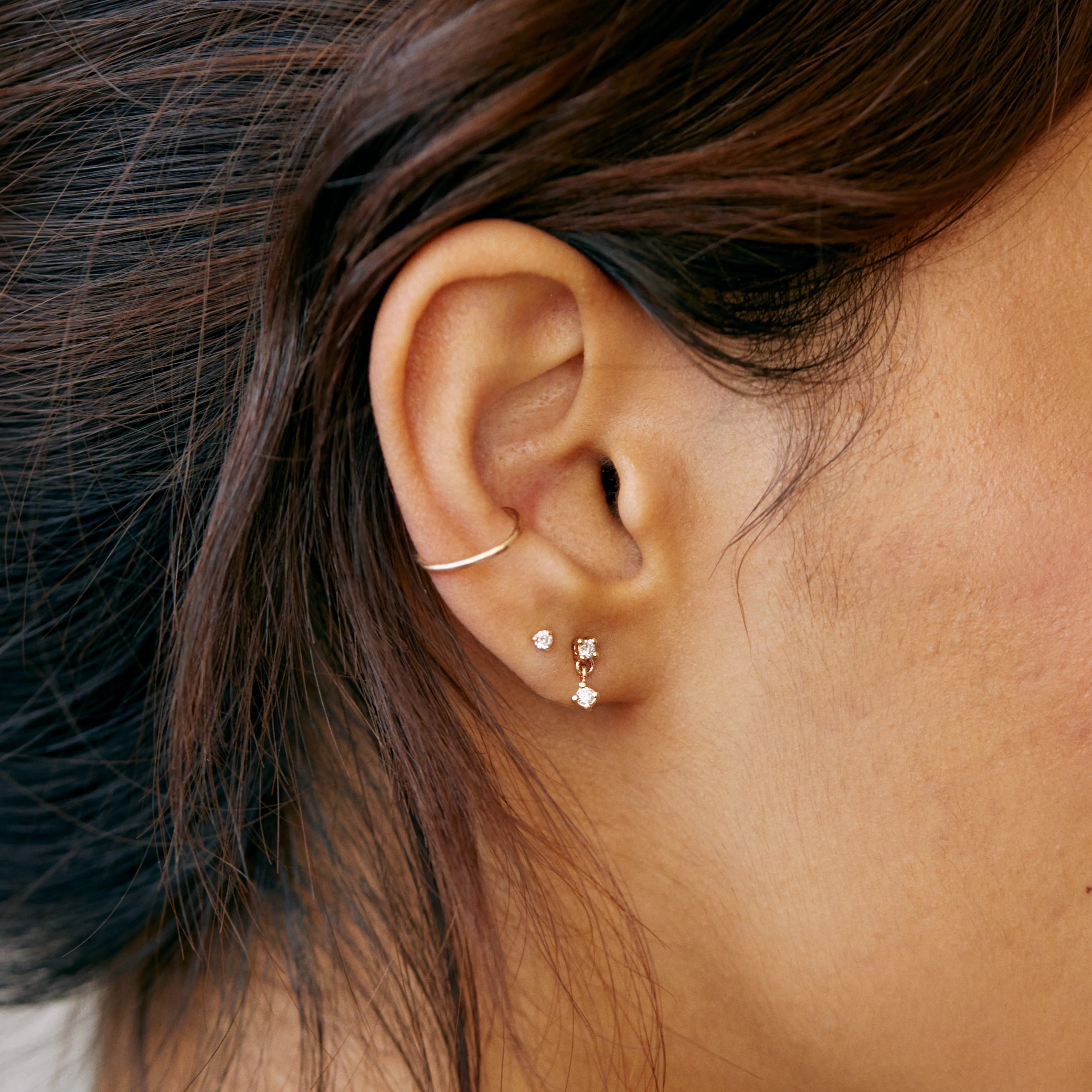 Silver Delicate Hammered Conch Ear Cuff – Wild Fawn Jewellery