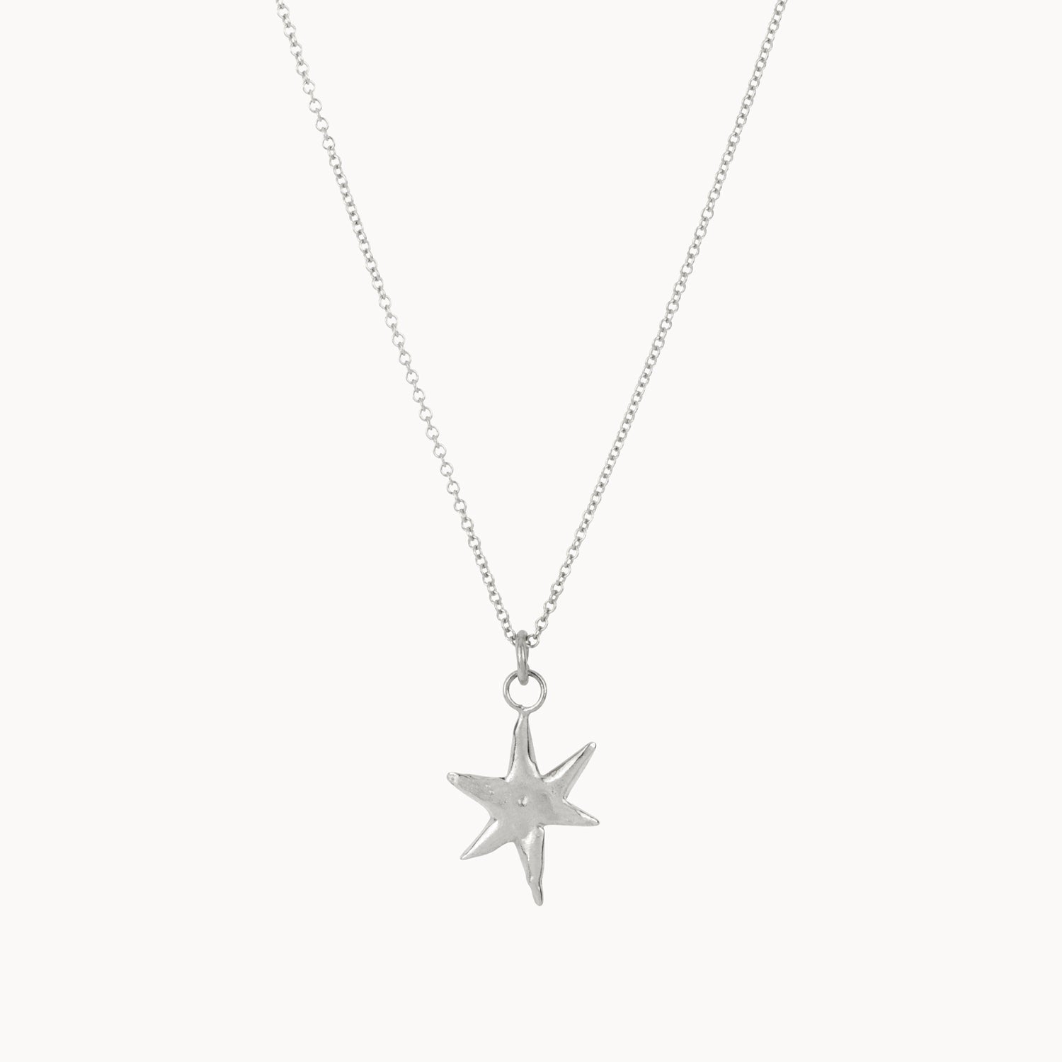 Silver Lucky Star Necklace
