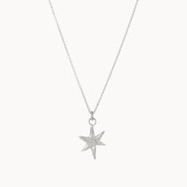 Silver Lucky Star Necklace