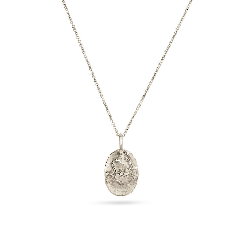 Silver Personalised Cancer Necklace