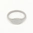 Silver Personalised Initial Signet Ring