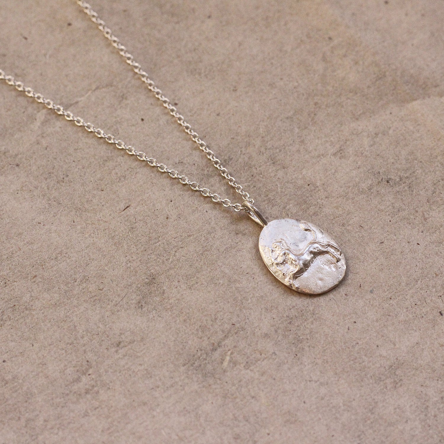 Silver Personalised Sagittarius Necklace