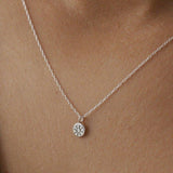 Silver Sunshine Pendant Necklace