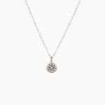 Silver Sunshine Pendant Necklace