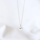 Silver Tiny Heart Necklace