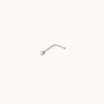 silver cartilage earring