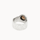 Silver Statement Smoky Quartz Ring