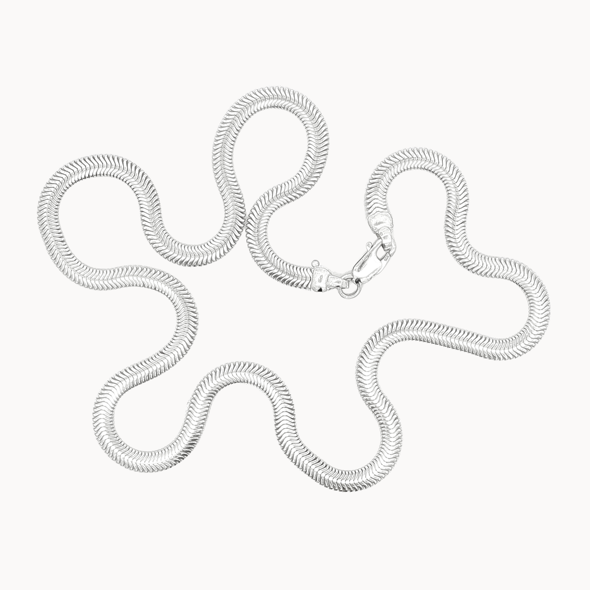 Silver Chunky Snake Chain-Necklaces-Wild Fawn Jewellery