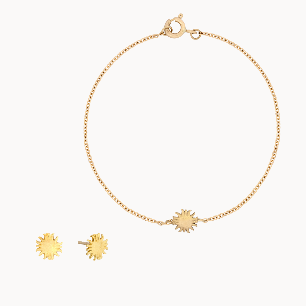 The Solar Jewellery Set - 9ct Gold-Wild Fawn Jewellery