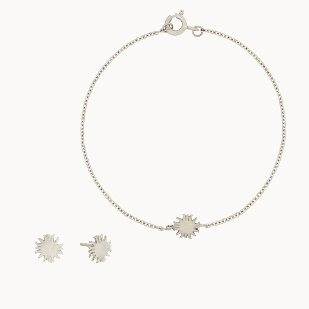 The Solar Jewellery Set - Sterling Silver-Wild Fawn Jewellery