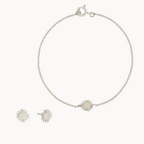 The Solar Jewellery Set - Sterling Silver-Wild Fawn Jewellery