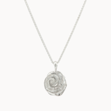 Silver Spiral Pendant Necklace-Necklaces-Wild Fawn Jewellery