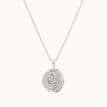 Silver Spiral Pendant Necklace-Necklaces-Wild Fawn Jewellery
