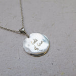 Sterling Silver Handwriting Necklace
