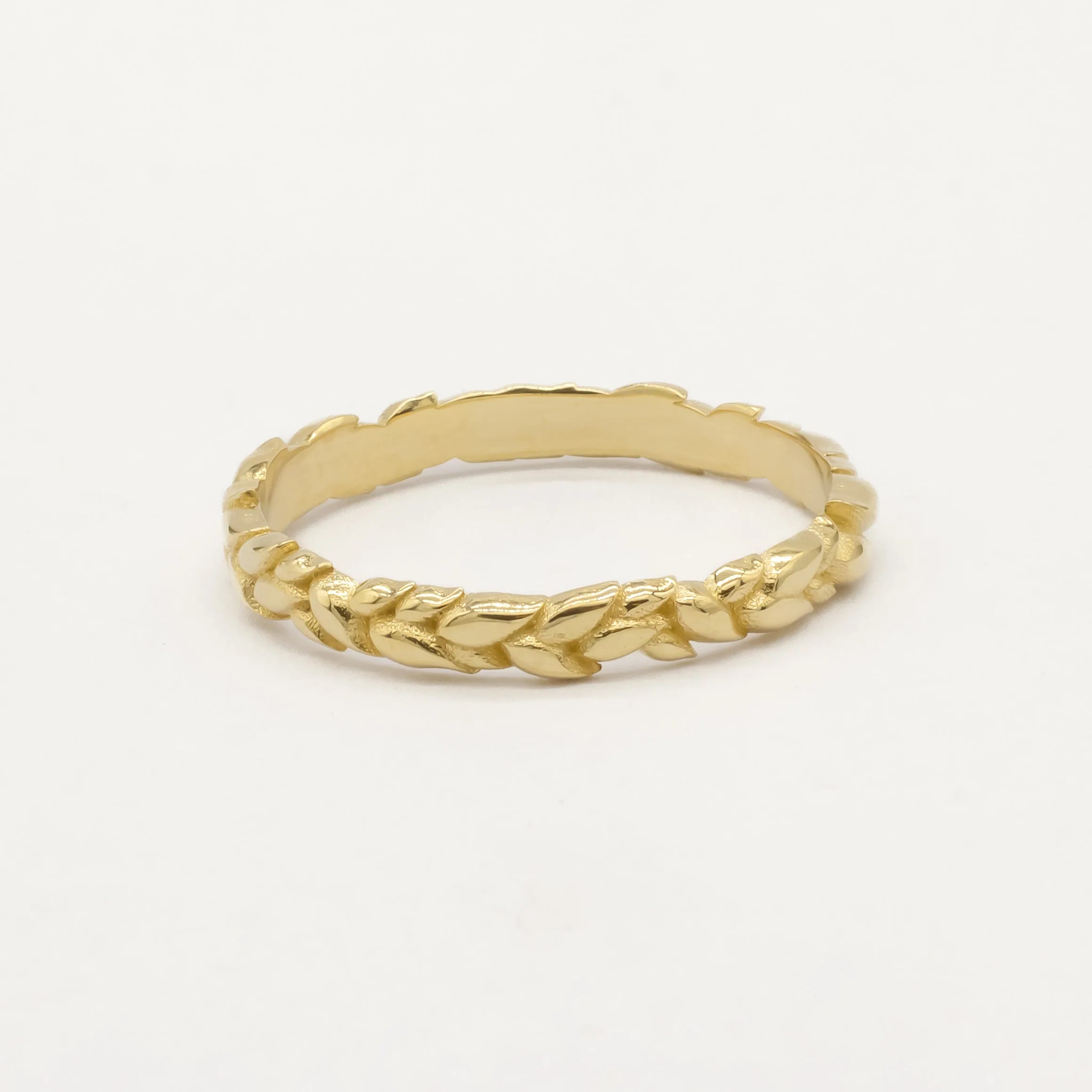 9ct Yellow Gold Vine Ring-Rings-Wild Fawn Jewellery