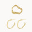 The Wave Jewellery Set - Gold-Wild Fawn Jewellery