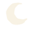 illustrated crescent moon icon