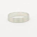 The Brushed Wedding Ring - Flat-Wedding Ring-Wild Fawn Jewellery