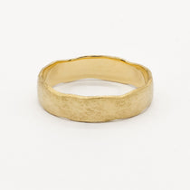 The Chunky Organic Rustic Wedding Ring-Wedding Ring-Wild Fawn Jewellery