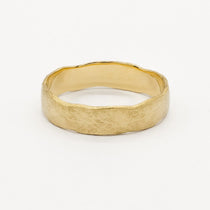 The Chunky Organic Rustic Wedding Ring-Wedding Ring-Wild Fawn Jewellery