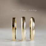 The Knife Edge Wedding Ring-Wedding Ring-Wild Fawn Jewellery