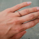 The 3/4 Ruby Eternity Wedding Ring