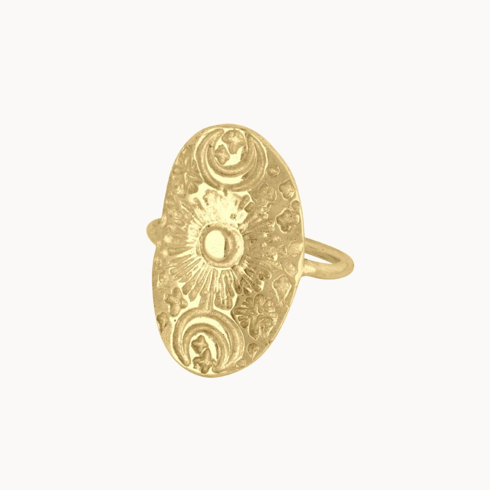 9ct Gold Celestial Ring