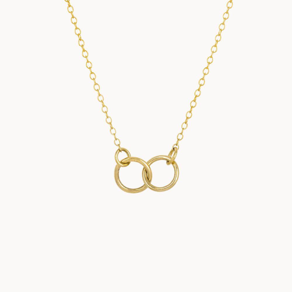 9ct Gold Initial 'a' Serif Style Round Disc Pendant | Prouds