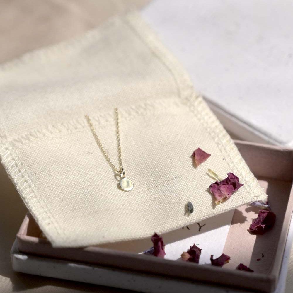 9ct Gold Dot Necklace Bridesmaids Gift Set