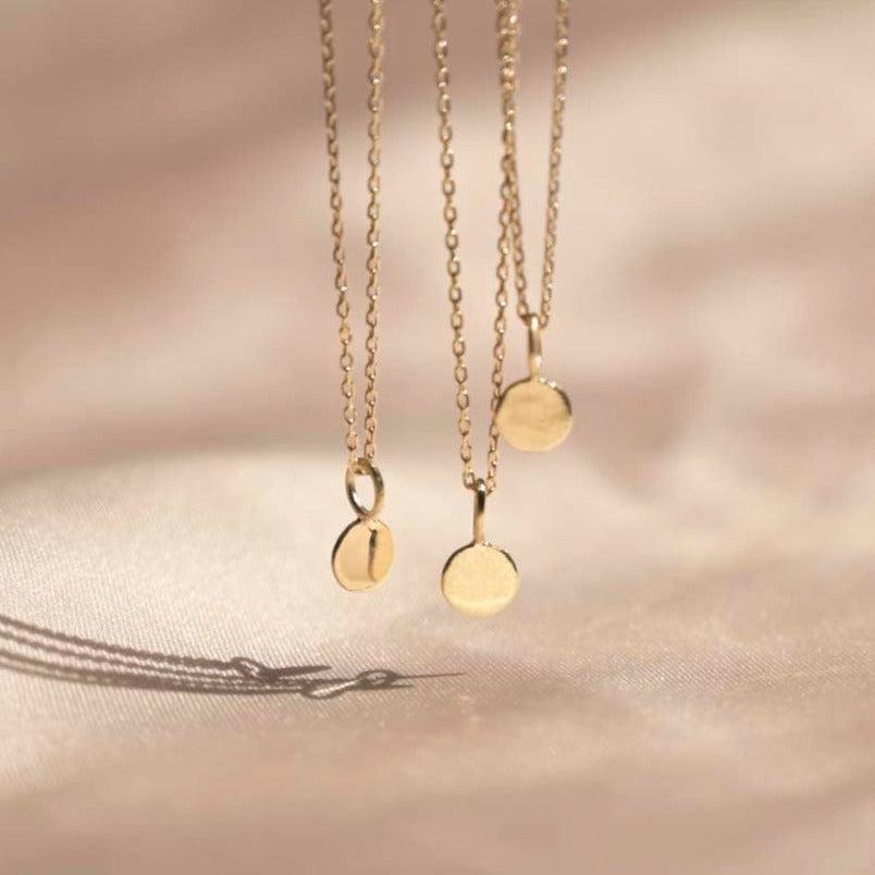 9ct Gold Dot Necklace Bridesmaids Gift Set
