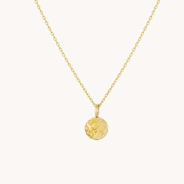 9ct Gold Mini Moonlight Pendant Necklace