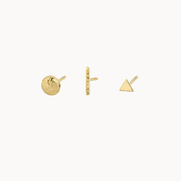 9ct Gold Mix and Match Stud Set [1]