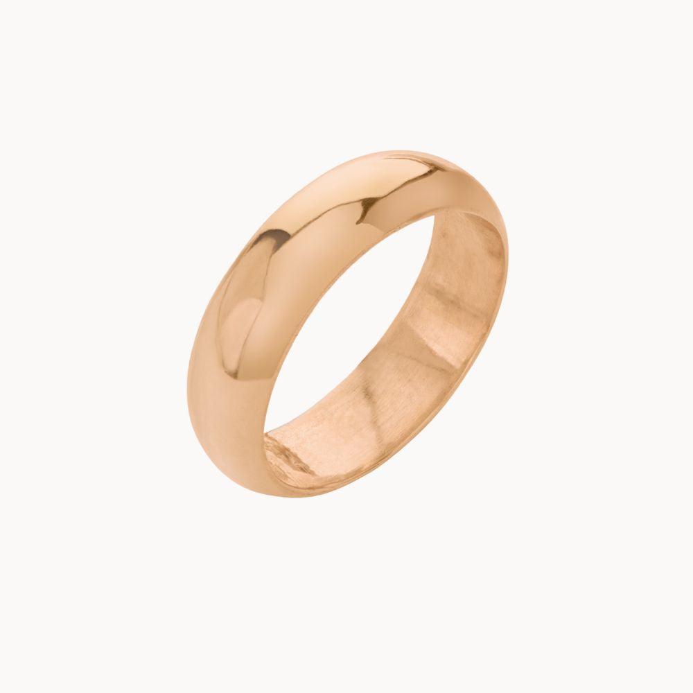 9ct Rose Gold Chunky Wedding Ring