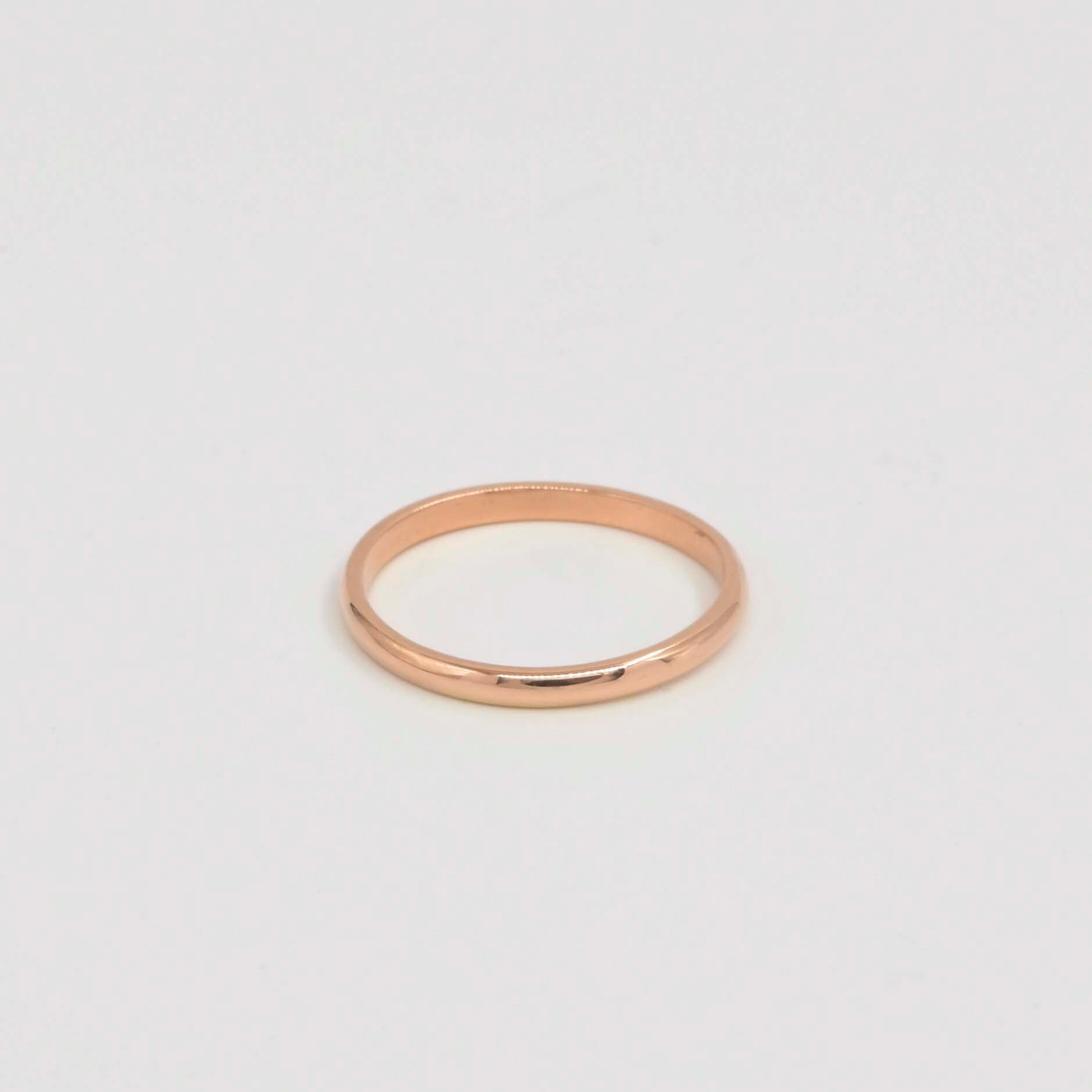 9ct Rose Gold Delicate Wedding Ring