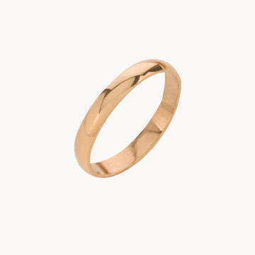 9ct Rose Gold Light Wedding Ring