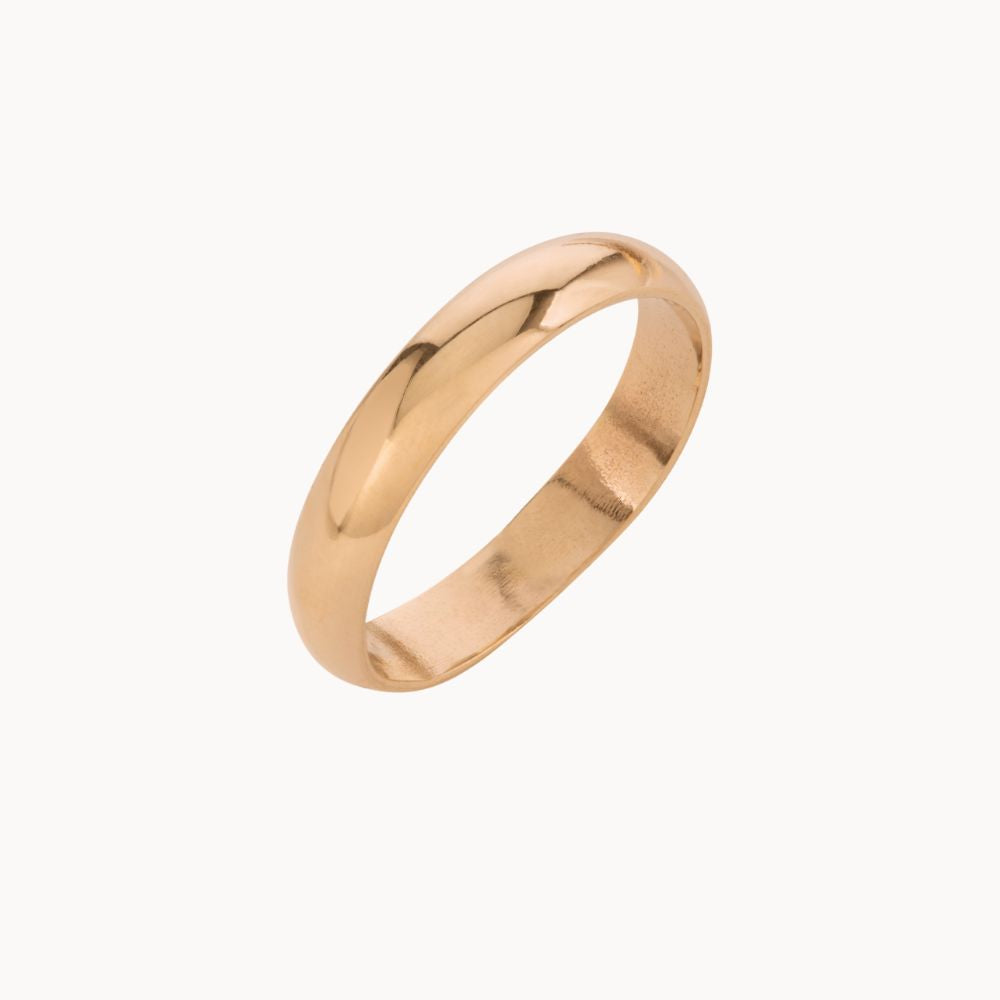 9ct Rose Gold Medium Wedding Ring