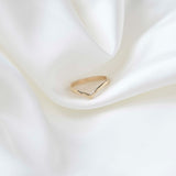 9ct Yellow Gold Chevron Nesting Wedding Ring