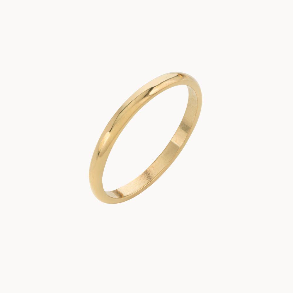 9ct Yellow Gold Delicate Wedding Ring