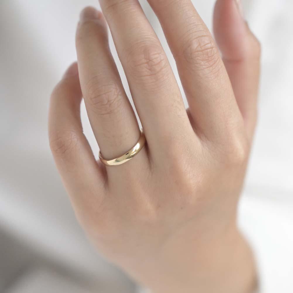 9ct Yellow Gold Light Wedding Ring