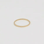 9ct Yellow Gold Very Delicate Flat Wedding Ring