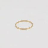 9ct Yellow Gold Very Delicate Flat Wedding Ring