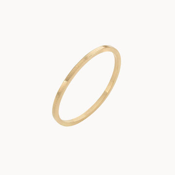9ct Yellow Gold Very Delicate Flat Wedding Ring