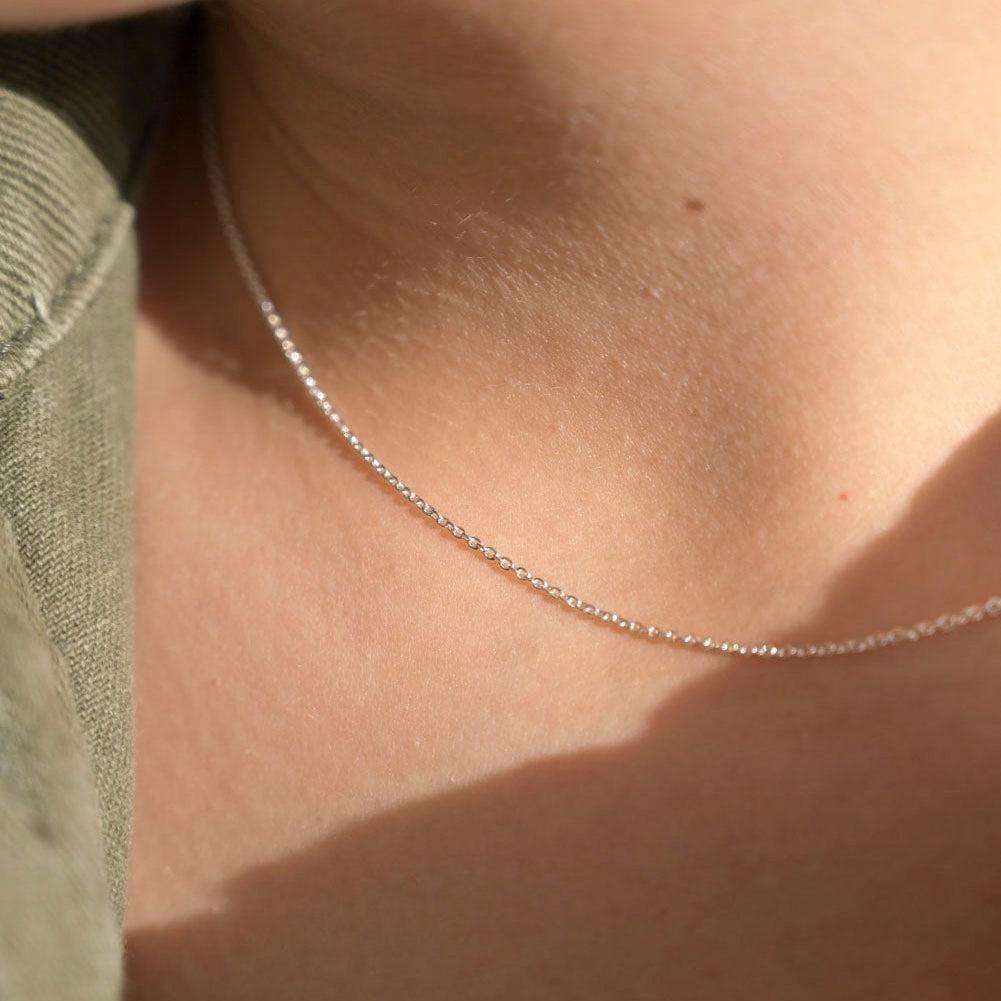 Silver Delicate Layering Necklace